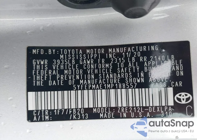 5YFEPMAE1MP188557: 41967089