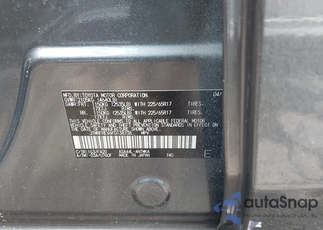 JTMRFREV6FD138738: 41968116