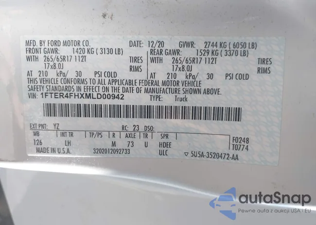 1FTER4FHXMLD00942: 41967677