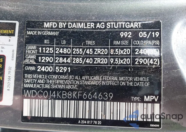 WDC0J4KB8KF664639: 41969196