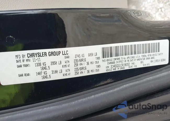 2C4RDGDG1CR198352: 41968645