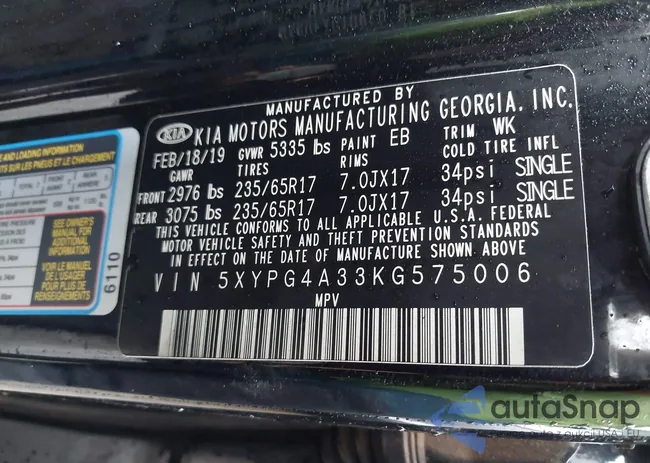 5XYPG4A33KG575006: 41970169