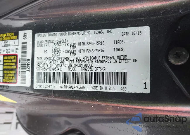 5TFRX5GN5GX053411: 41970399