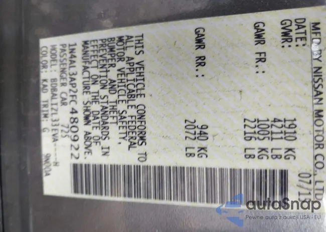 1N4AL3AP2FC480922: 41969839