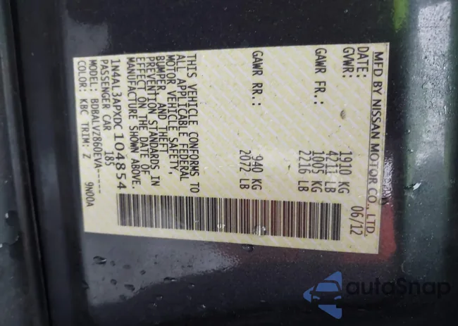 1N4AL3APXDC104854: 41971082