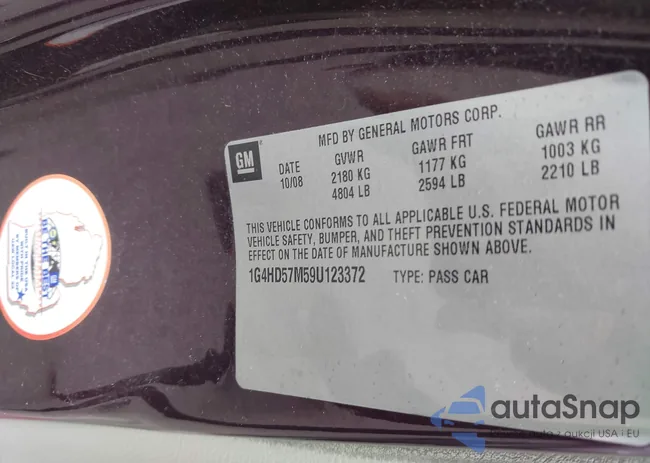 1G4HD57M59U123372: 41971353