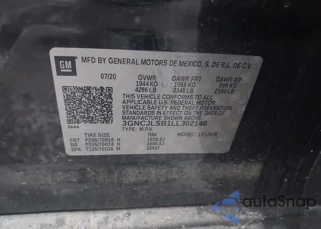 3GNCJLSB1LL302146: 41972215