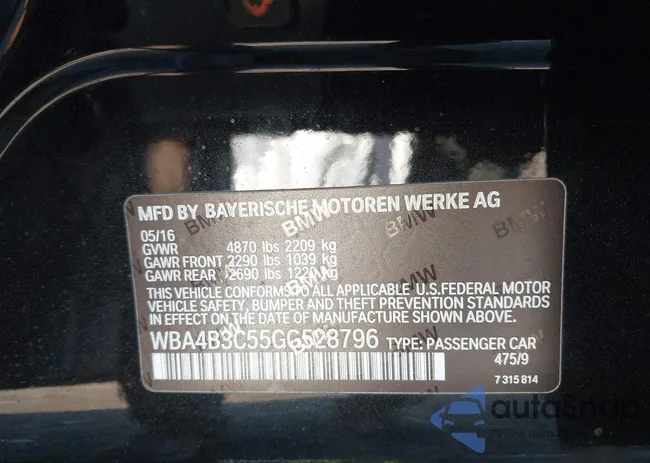 WBA4B3C55GG528796: 41971908