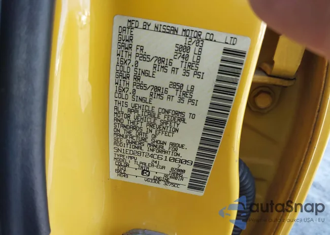 5N1ED28T24C610809: 41972959