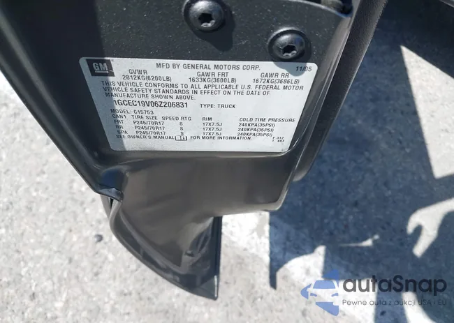 1GCEC19V06Z206831: 41972661