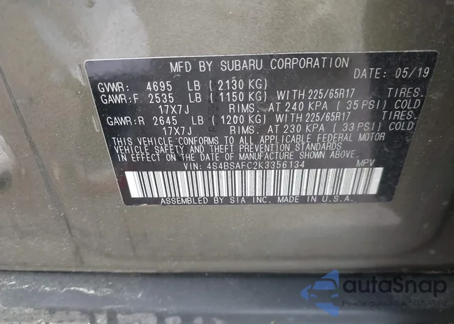 4S4BSAFC2K3356134: 41973544