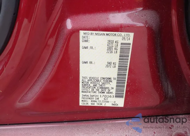 1N4AL3AP1FC170163: 41975103