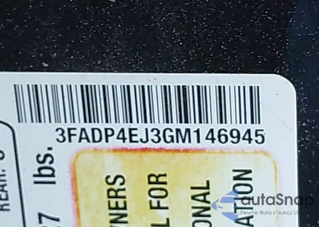 3FADP4EJ3GM146945: 41975149