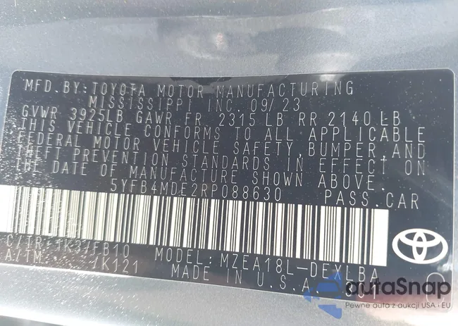 5YFB4MDE2RP088630: 41974605