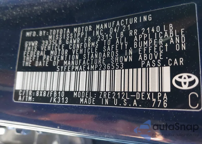 5YFEPMAE4MP236553: 41974774