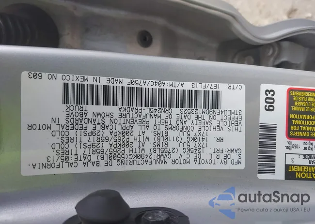 3TMLU4EN9DM123523: 41976390