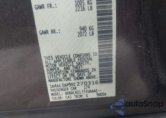 1N4AL3AP9EC270316: 41975850