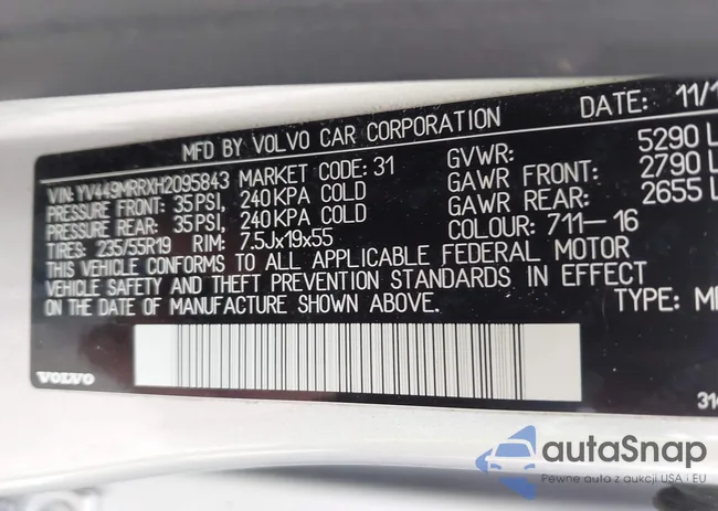 YV449MRRXH2095843: 41977018