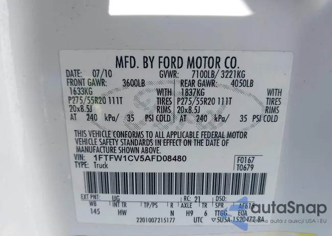 1FTFW1CV5AFD08480: 41977282