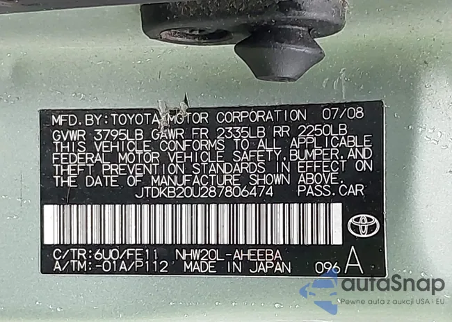 JTDKB20U287806474: 41977378