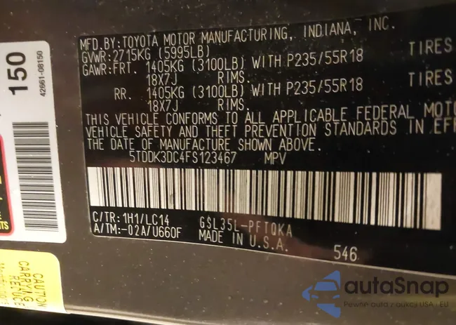 5TDDK3DC4FS123467: 41977448