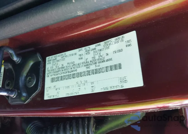 1FTEW1CF5GFB29000: 41978201