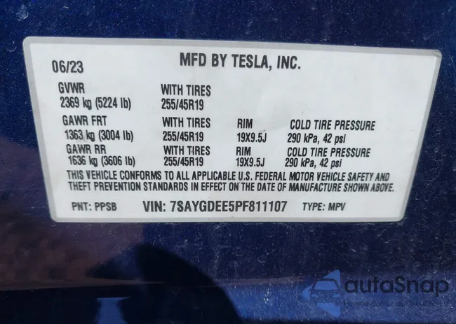 7SAYGDEE5PF811107: 41977744