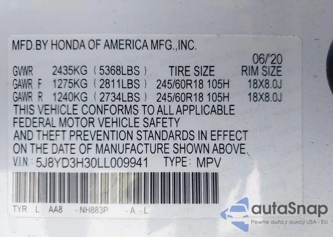 5J8YD3H30LL009941: 41979315