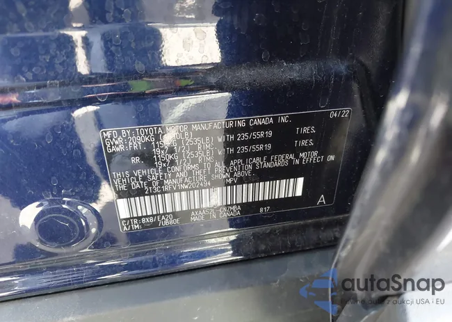 2T3C1RFV1NW202494: 41980055