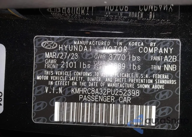 KMHRC8A32PU252398: 41981026