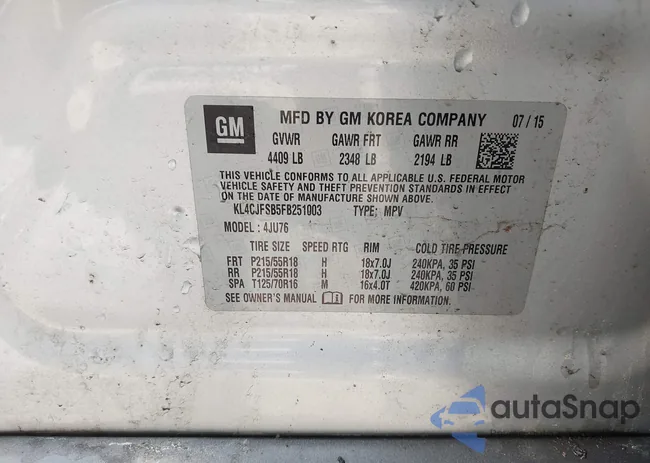 KL4CJFSB5FB251003: 41981296