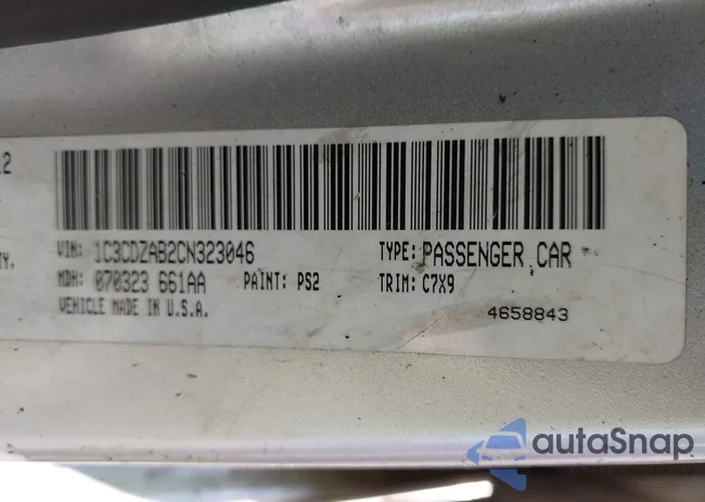1C3CDZAB2CN323046: 41981921