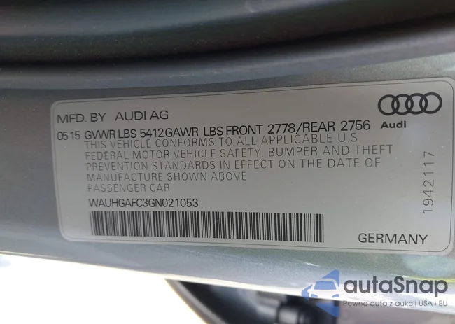 WAUHGAFC3GN021053: 41982232