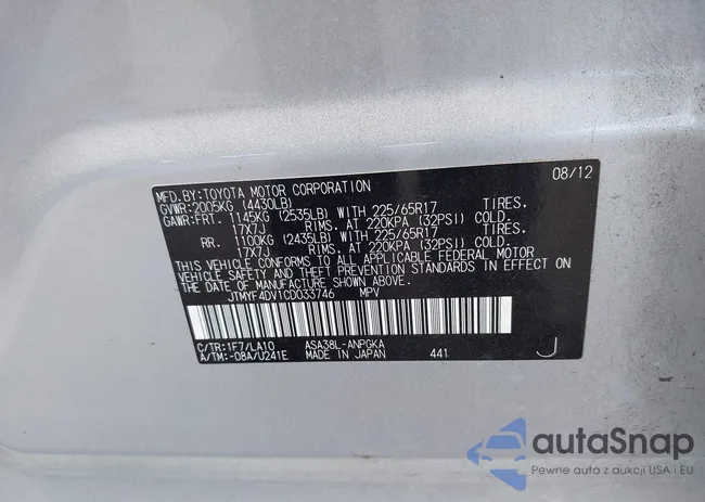 JTMYF4DV1CD033746: 41982264