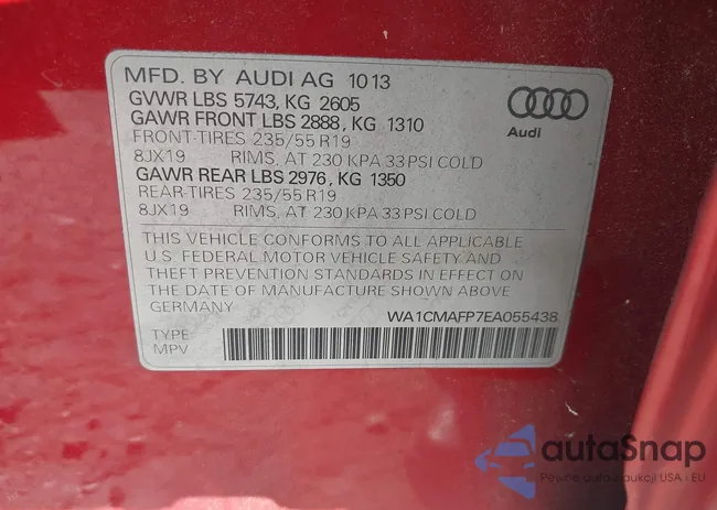 WA1CMAFP7EA055438: 41983167