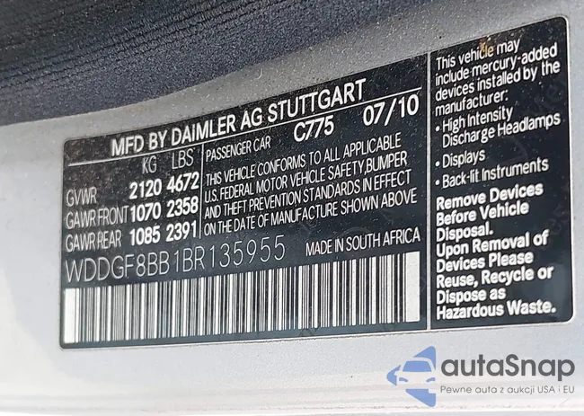 WDDGF8BB1BR135955: 41983508