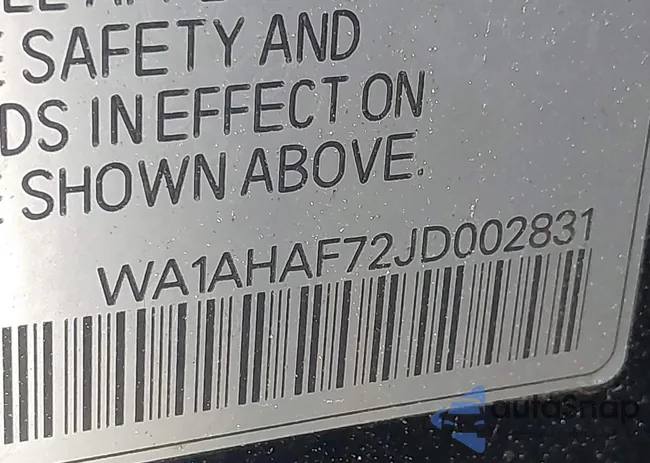 WA1AHAF72JD002831: 41984085