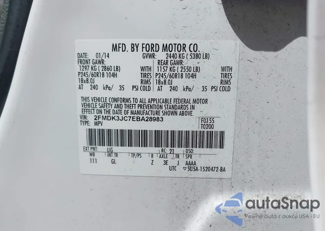 2FMDK3JC7EBA28983: 41984171