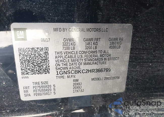 1GNSCBKC2HR366799: 41984432