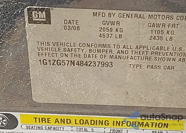 1G1ZG57N484237993: 41985992