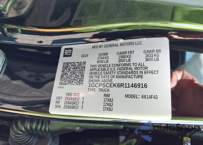 1GCPSCEK6R1146916: 41986192