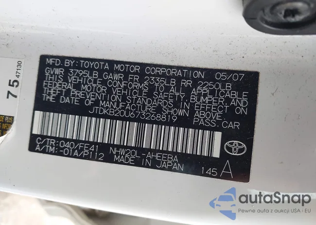 JTDKB20U673268819: 41986203