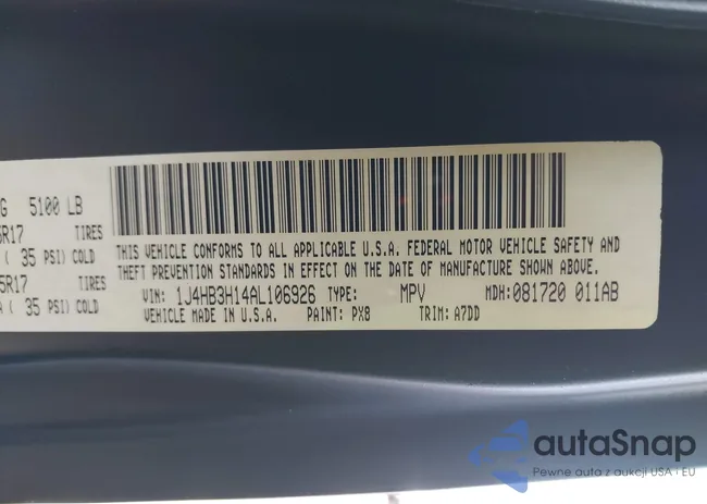 1J4HB3H14AL106926: 41986468