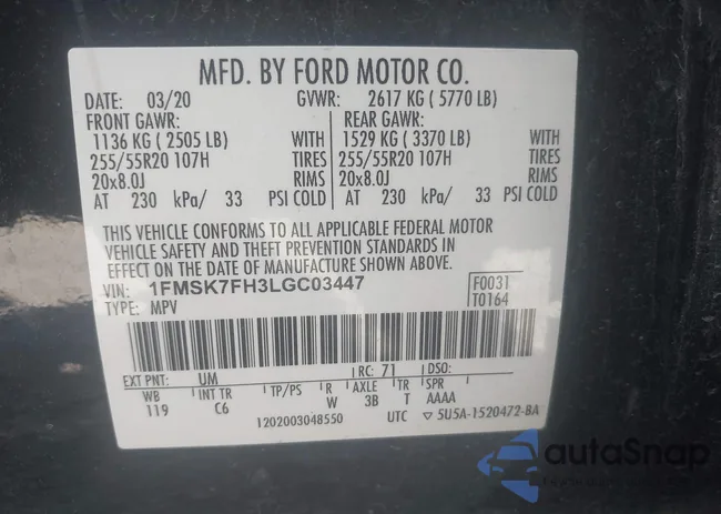 1FMSK7FH3LGC03447: 41986985