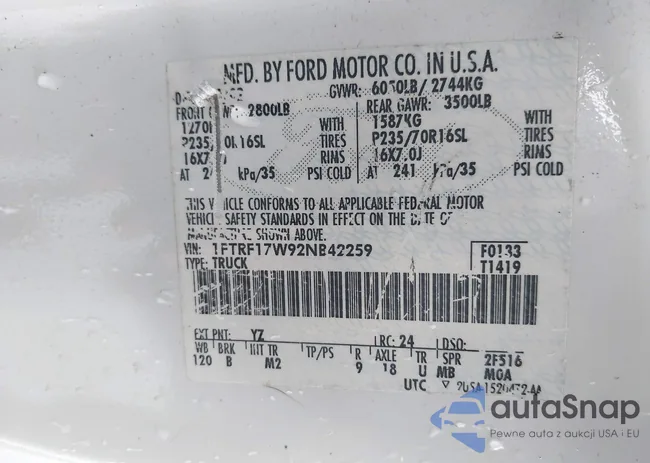 1FTRF17W92NB42259: 41987089