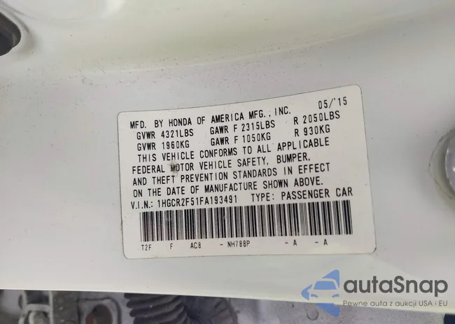 1HGCR2F51FA193491: 41987367