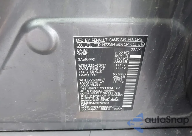 KNMAT2MVXHP614313: 41986856