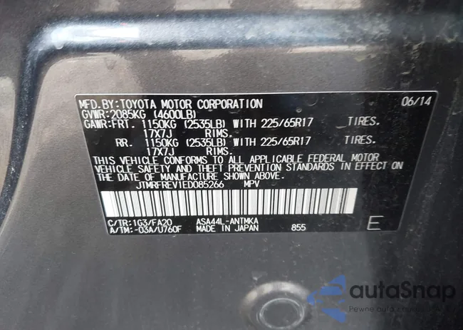 JTMRFREV1ED085266: 41987915