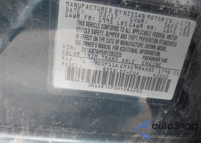 3N1AB7AP5HY285205: 41987648