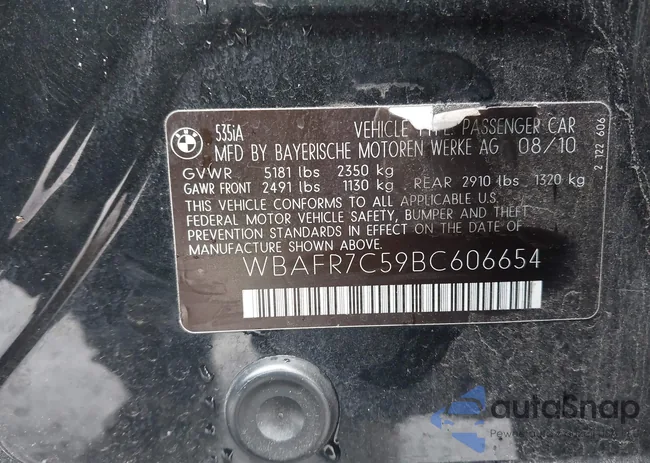 WBAFR7C59BC606654: 41989918